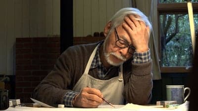 Hayao Miyazaki in a Moment of Creative Reflection