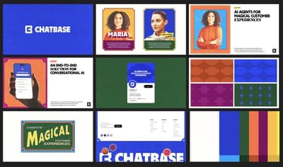 Chatbase Brand Identity and Design System Showcase
