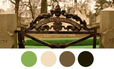 The Royal Tenenbaums Cemetery Gate