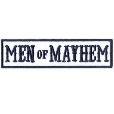 Men of Mayhem Embroidered Biker Patch