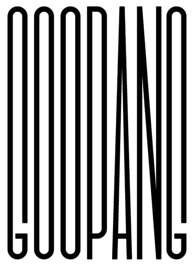 Elongated Monochrome Typography Art