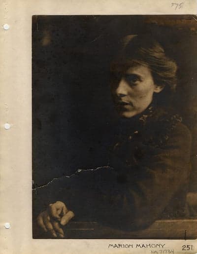 Vintage Sepia Portrait of Marion Mahony