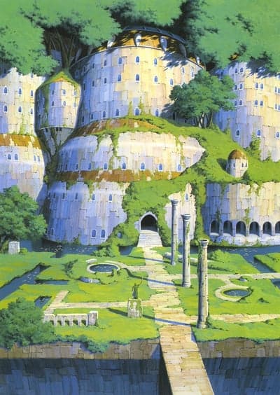 Ancient Cliffside Fortress Reclaimed by Nature