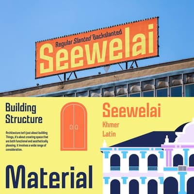 Seewelai Typography and Architectural Design Showcase