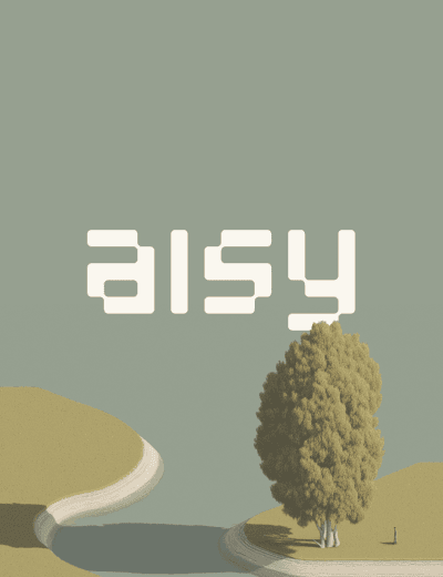 "aisy" Minimalist Surreal Landscape