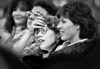 Candid Moment of Young Spectators