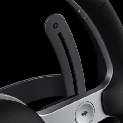 Sleek Modern Steering Wheel Paddle Shifter Detail