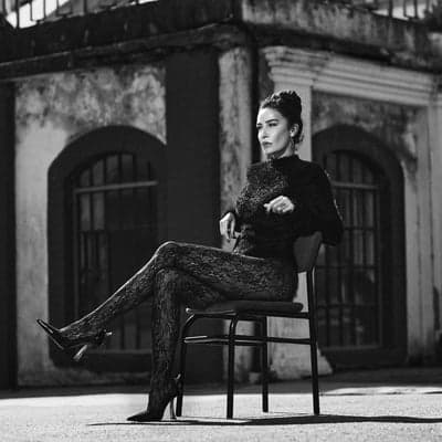 Monochrome Elegance in Lace
