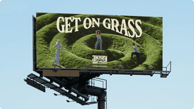 Jungmaven 'Get On Grass' Billboard Advertisement