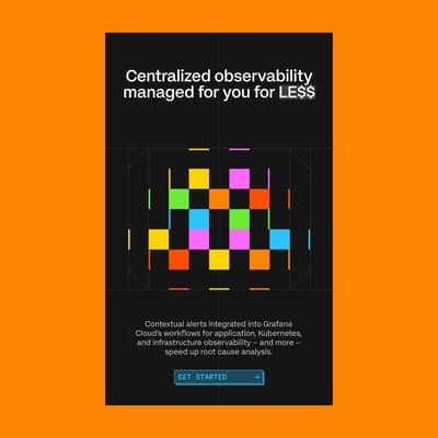 Centralized Observability Ad with Retro Pixel Art