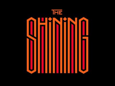 The Shining Stylized Geometric Typography