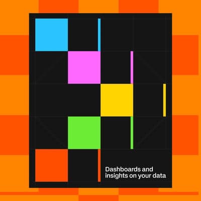 Abstract Geometric Data Dashboard Graphic