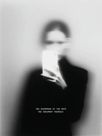 The Vanishing Self: A Blurred Conceptual Portrait