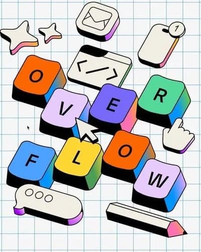 Overflow Isometric Tech Illustration