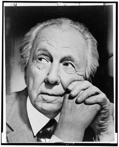 Portrait of Architect Frank Lloyd Wright