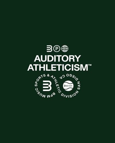 Auditory Athleticism Minimalist Branding Graphic