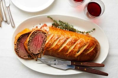 Gourmet Beef Wellington with Red Wine