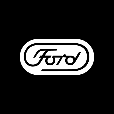 Stylized Minimalist Ford Logo