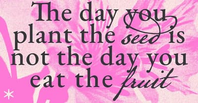 Patience and Growth Motivational Quote