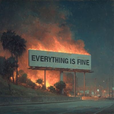 Everything is Fine Ironic Wildfire Billboard