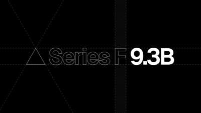 Series F 9.3B Minimalist Tech Graphic