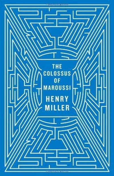 The Colossus of Maroussi Book Cover Design