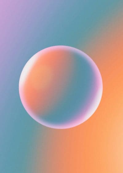 Minimalist Ethereal Gradient Sphere