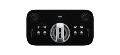 Modern Automotive Overhead Control Panel