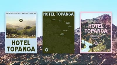 Hotel Topanga Graphic Design Series