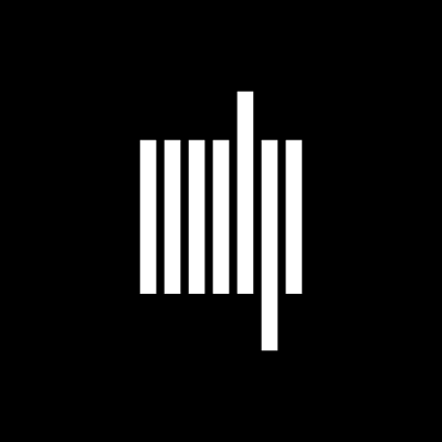 Minimalist Monochrome Vertical Bar Graphic