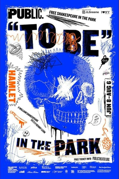 Hamlet Free Shakespeare in the Park Poster
