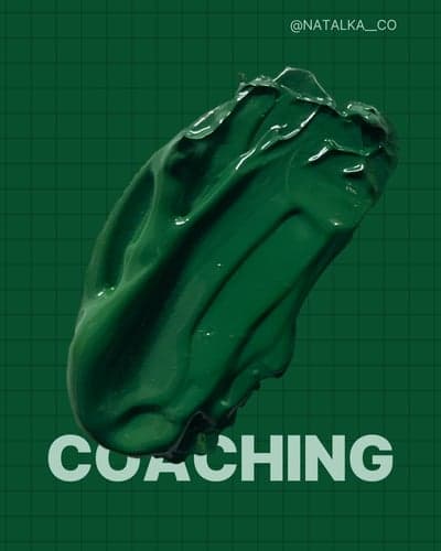 Green Textured Coaching Graphic