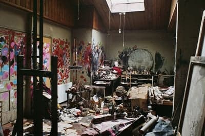 The Creative Chaos of an Artist's Studio
