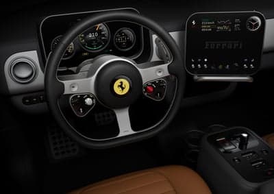 Modern Ferrari Concept Car Interior